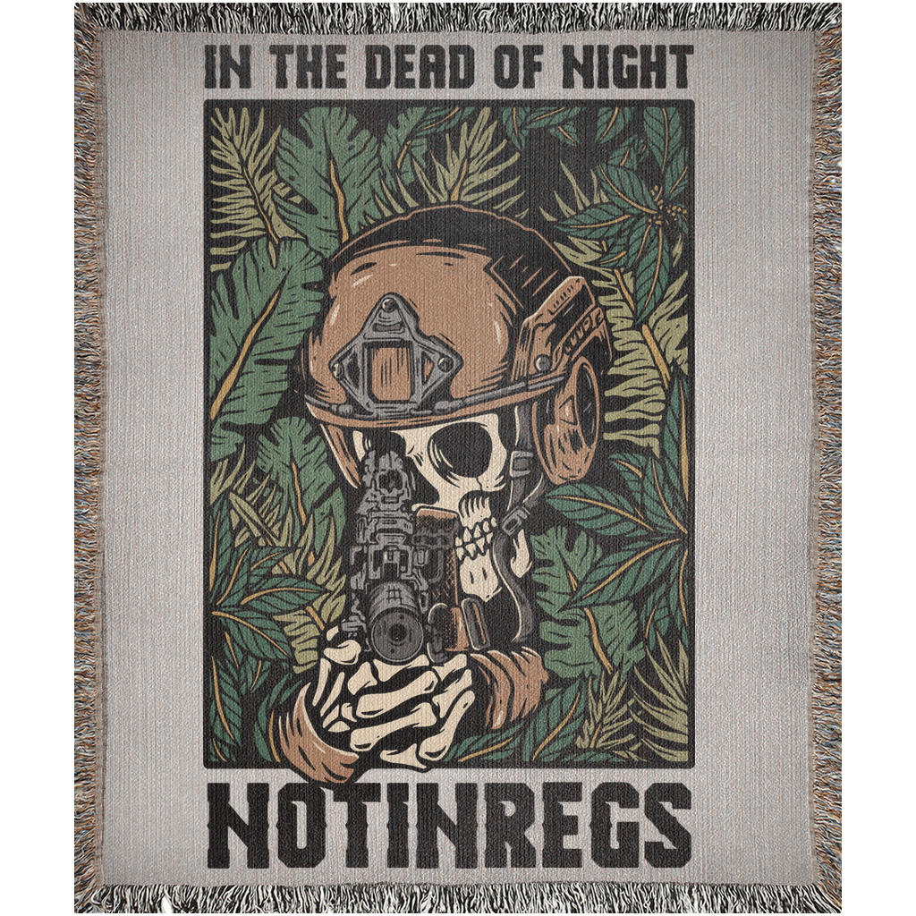 In The Dead Of Night Woven Blanket