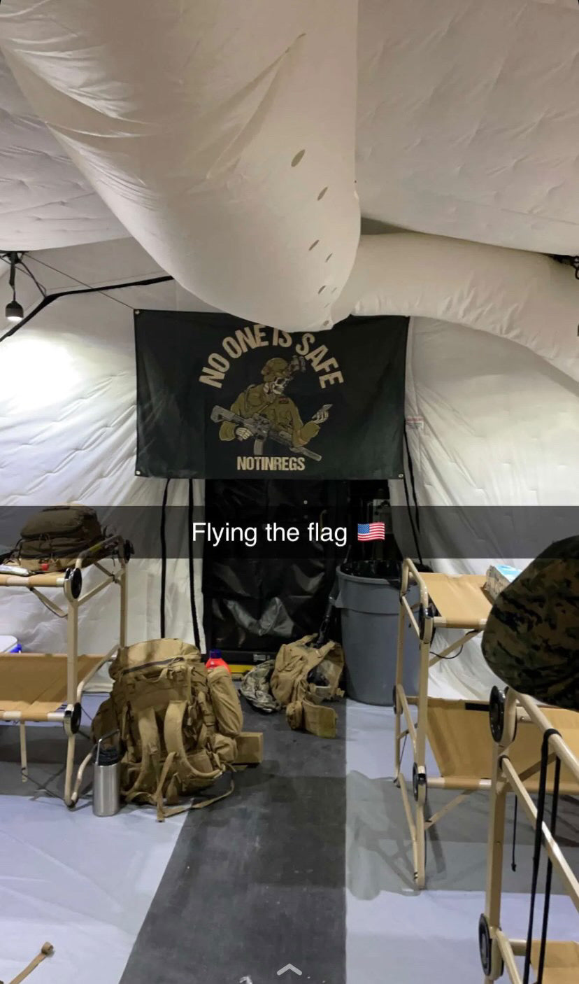 No One Is Safe Flag
