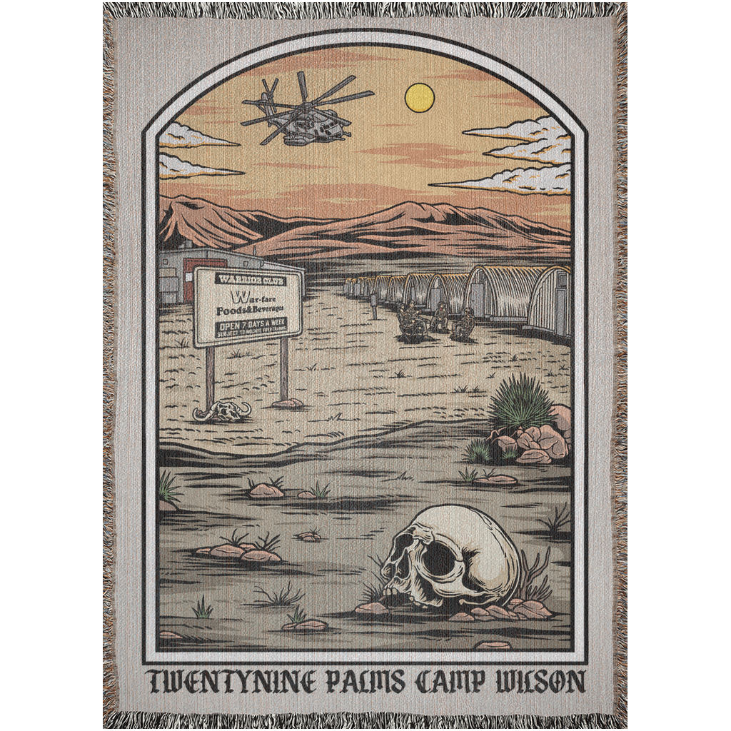 Twentynine Palms Camp Wilson Woven Blanket