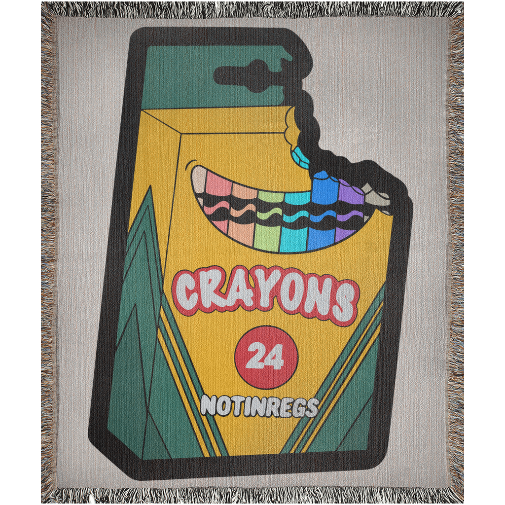 Crayon Pack Woven Blanket