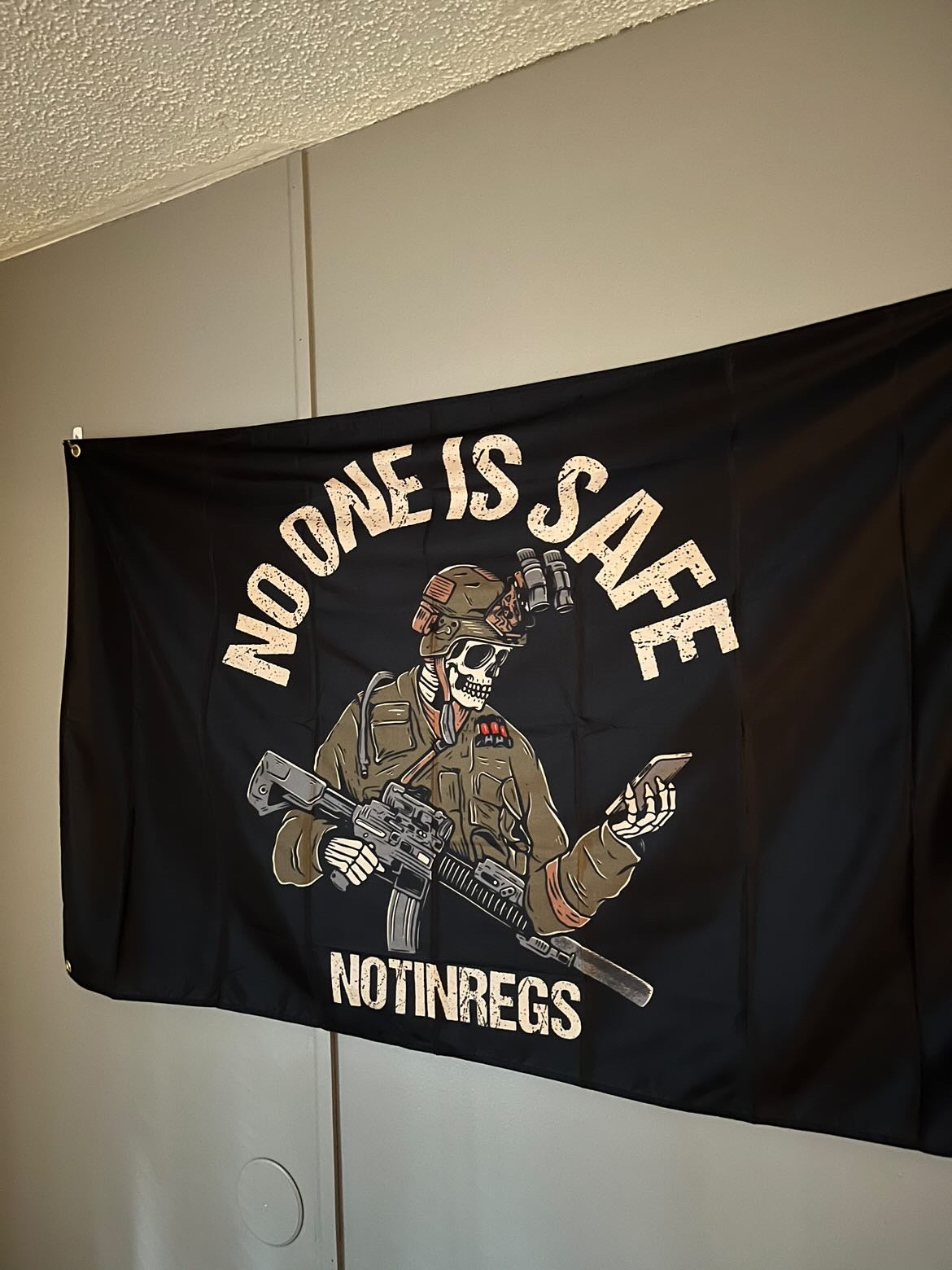 No One Is Safe Flag
