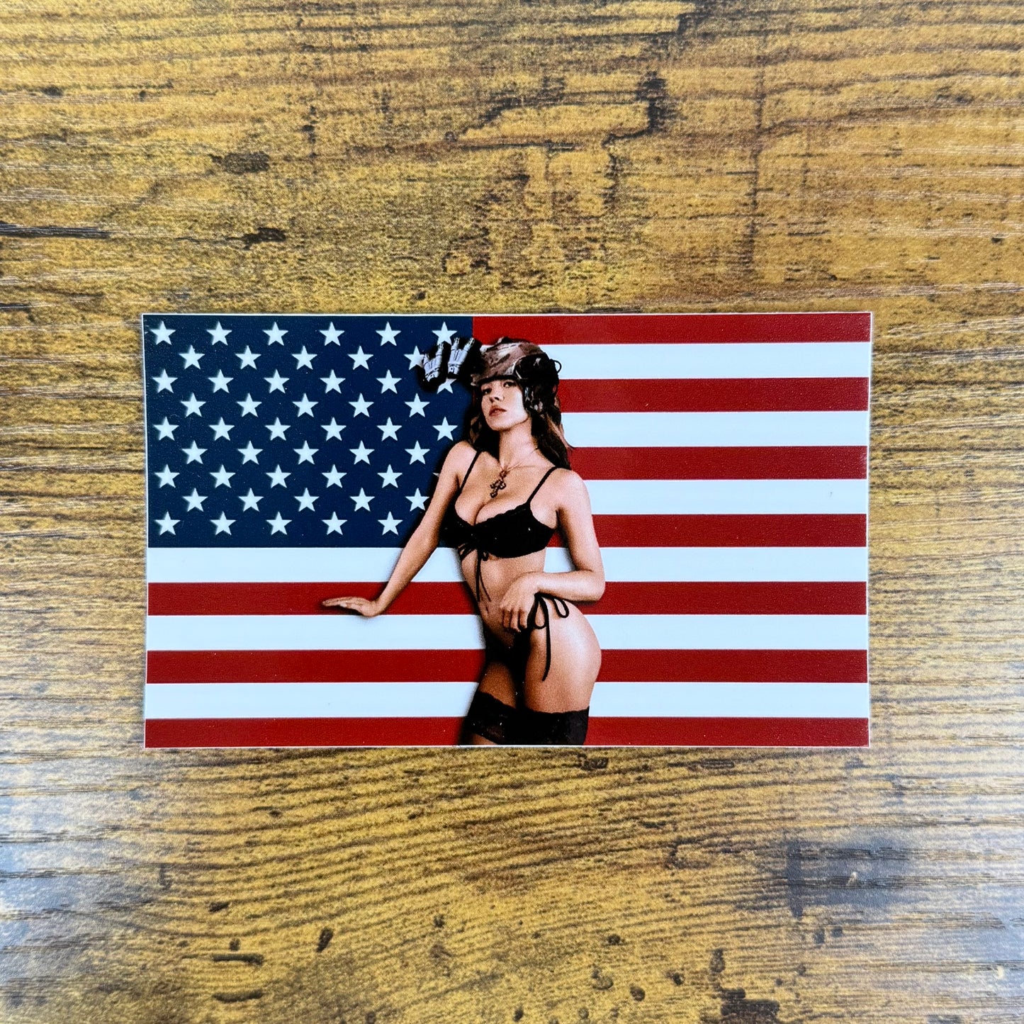 SYDNEY SWEENEY AMERICAN STICKER
