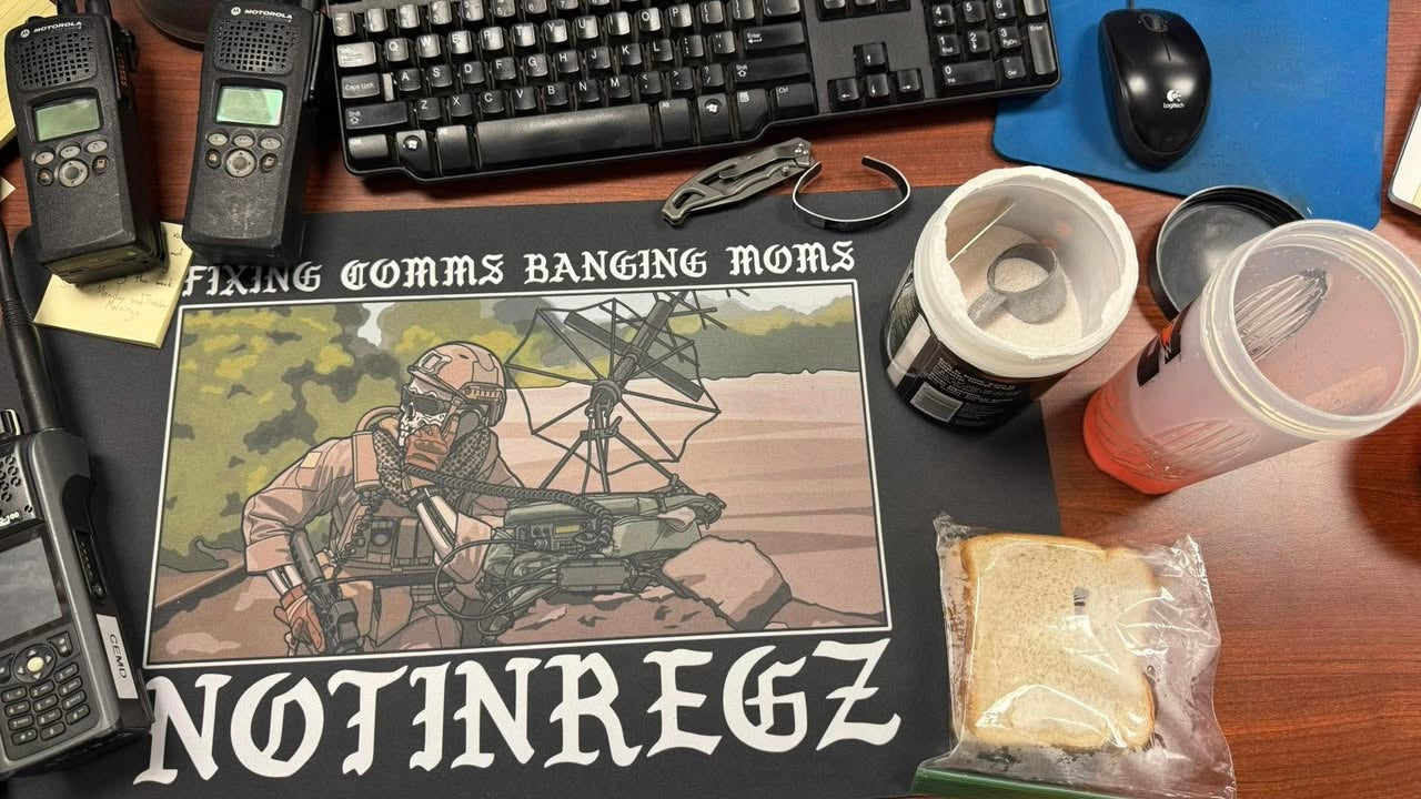 Fixing Comms Banging Moms Desk Mat