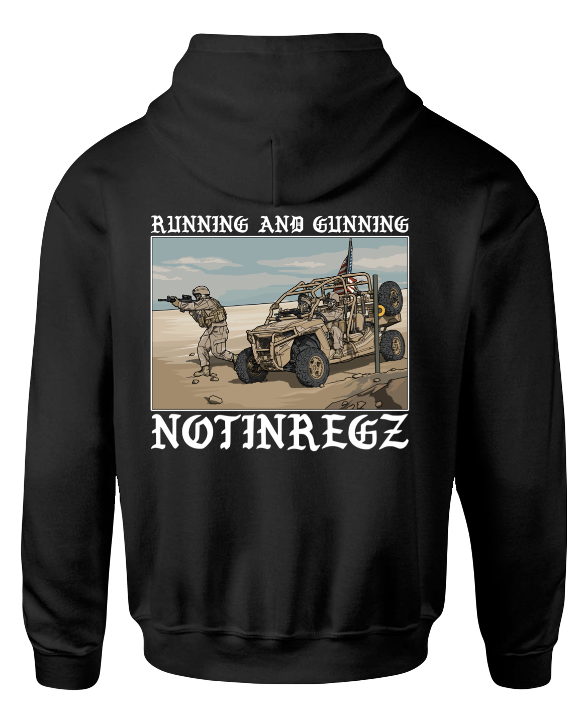 Running And Gunning Hoodie