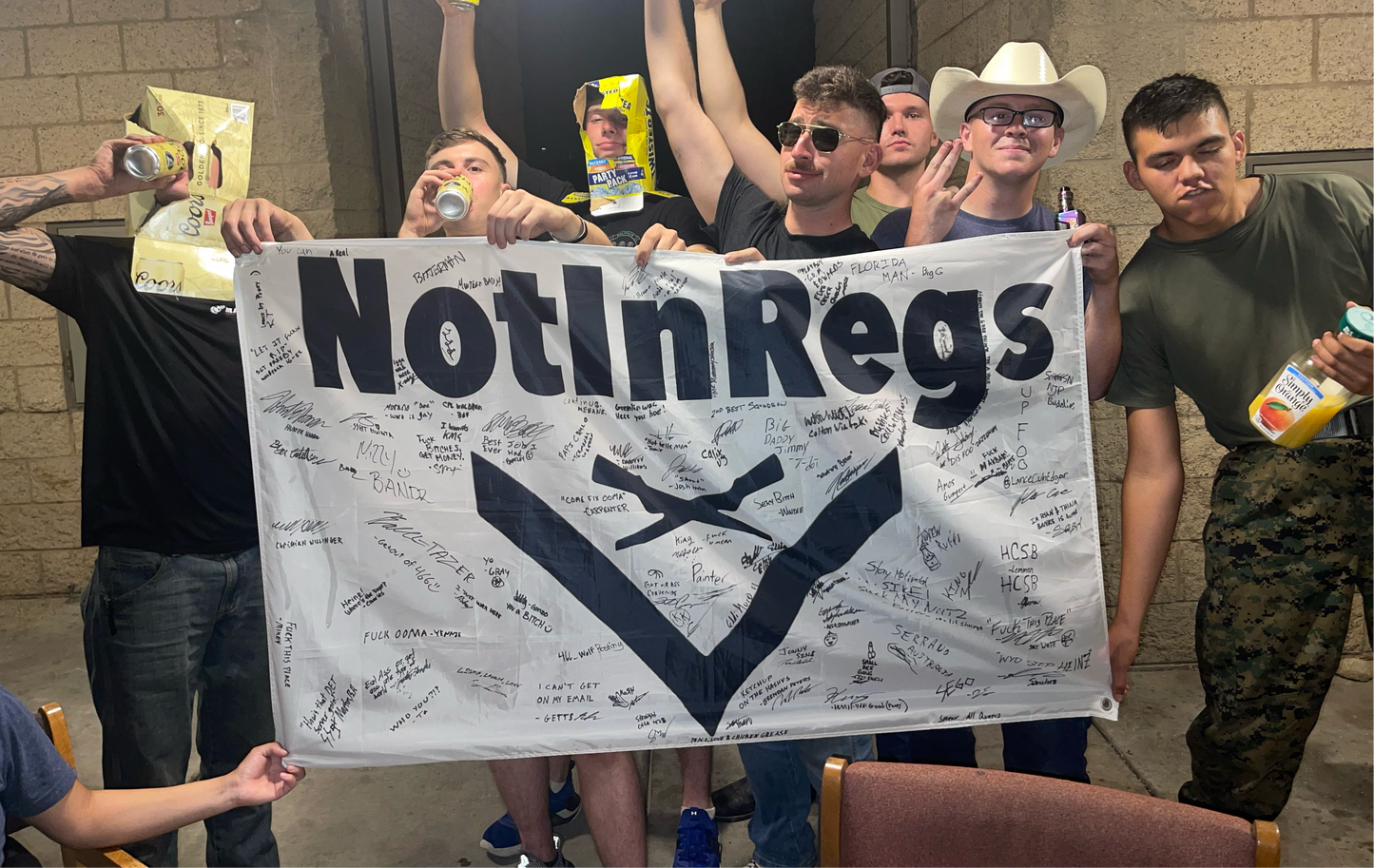 NotInRegs Logo Flag