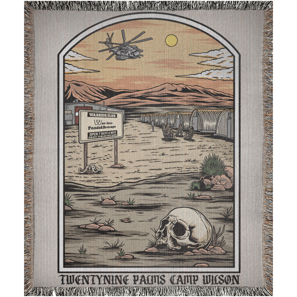 Twentynine Palms Camp Wilson Woven Blanket