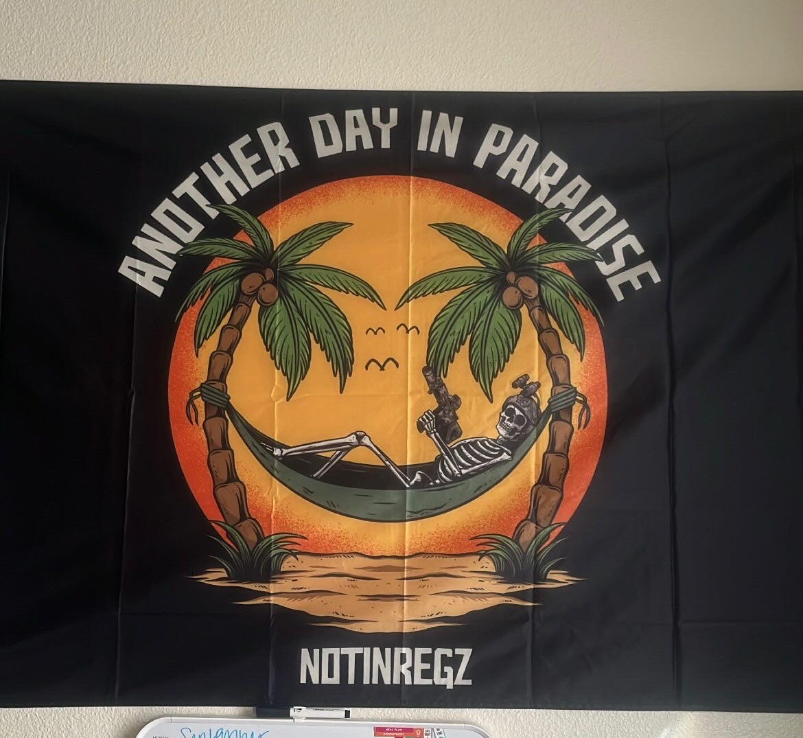 Another Day In Paradise Flag