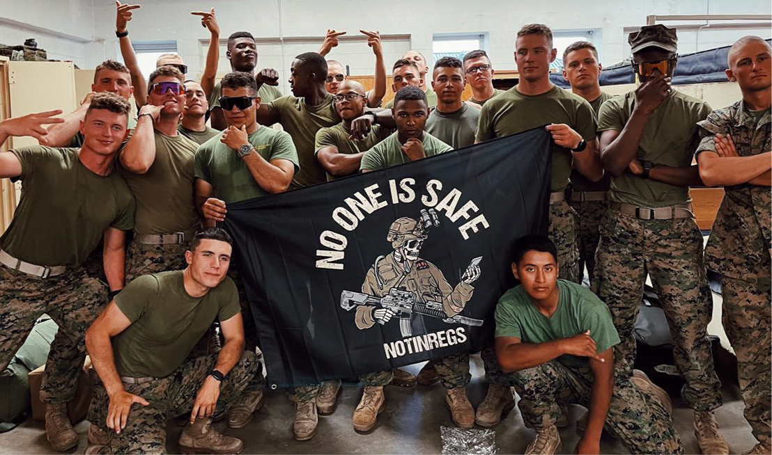 No One Is Safe Flag