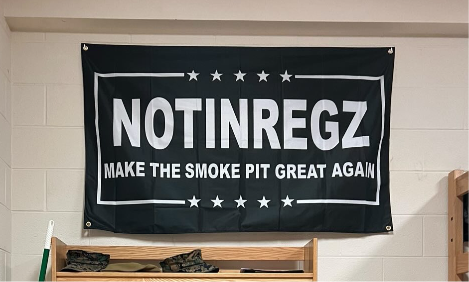 Smoke Pit Great Again Flag