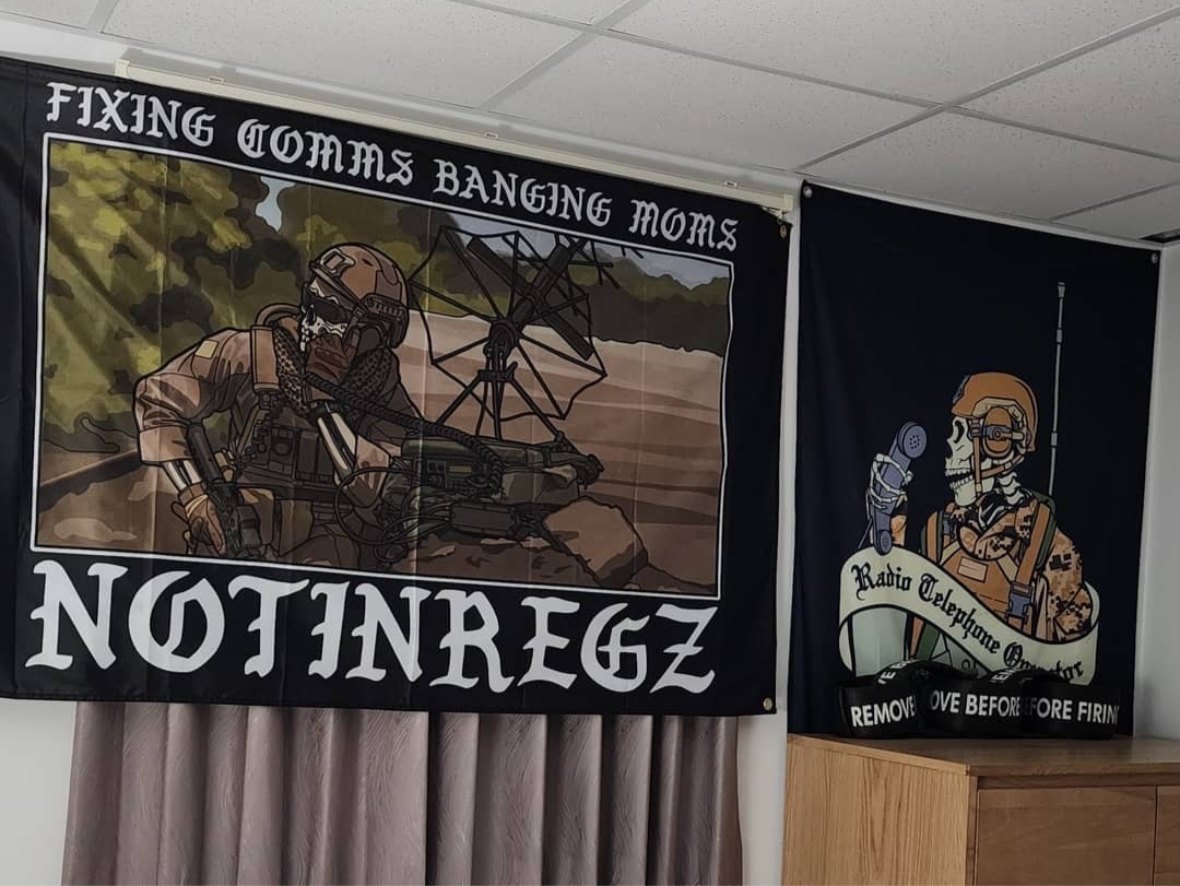 Fixing Comms Banging Moms Flag