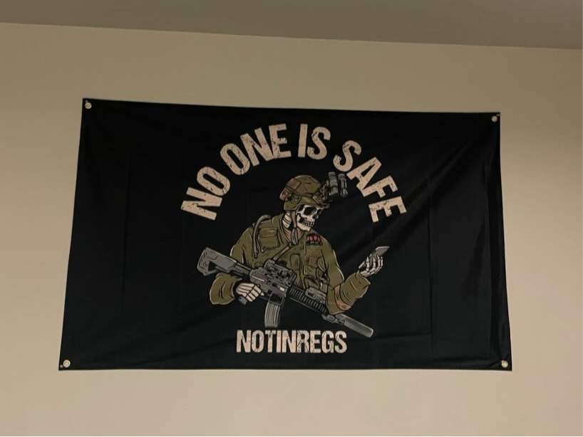 No One Is Safe Flag