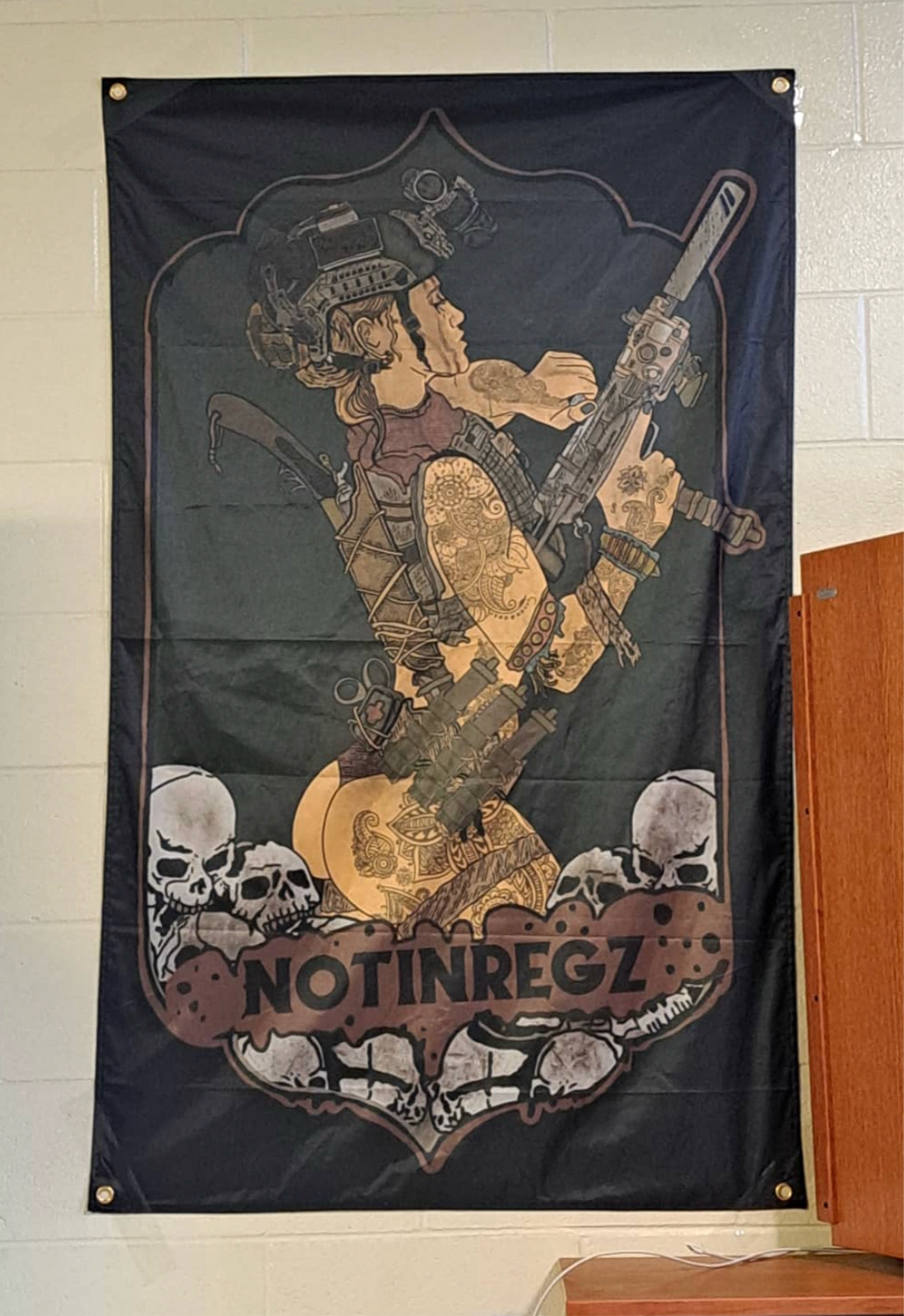Uzi Girl Flag