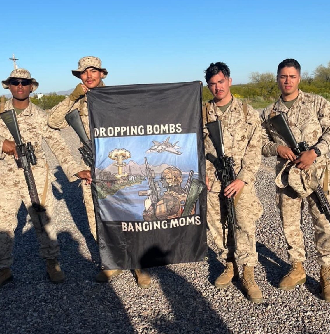 Dropping Bombs Flag