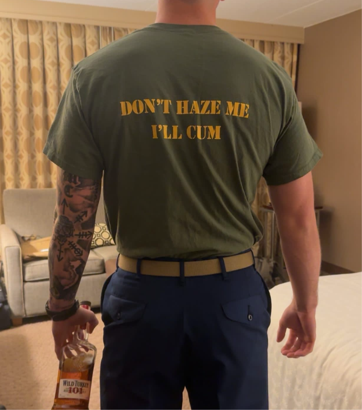 DON'T HAZE ME I'LL CUM SKIVVY SHIRT