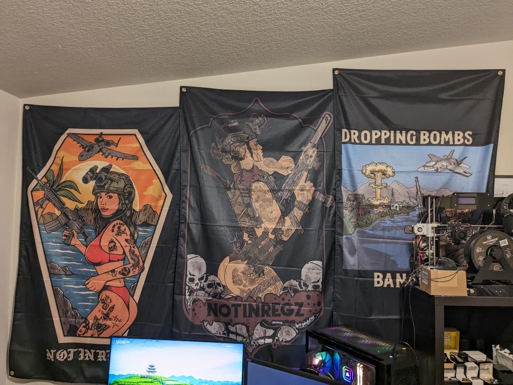Uzi Girl Flag