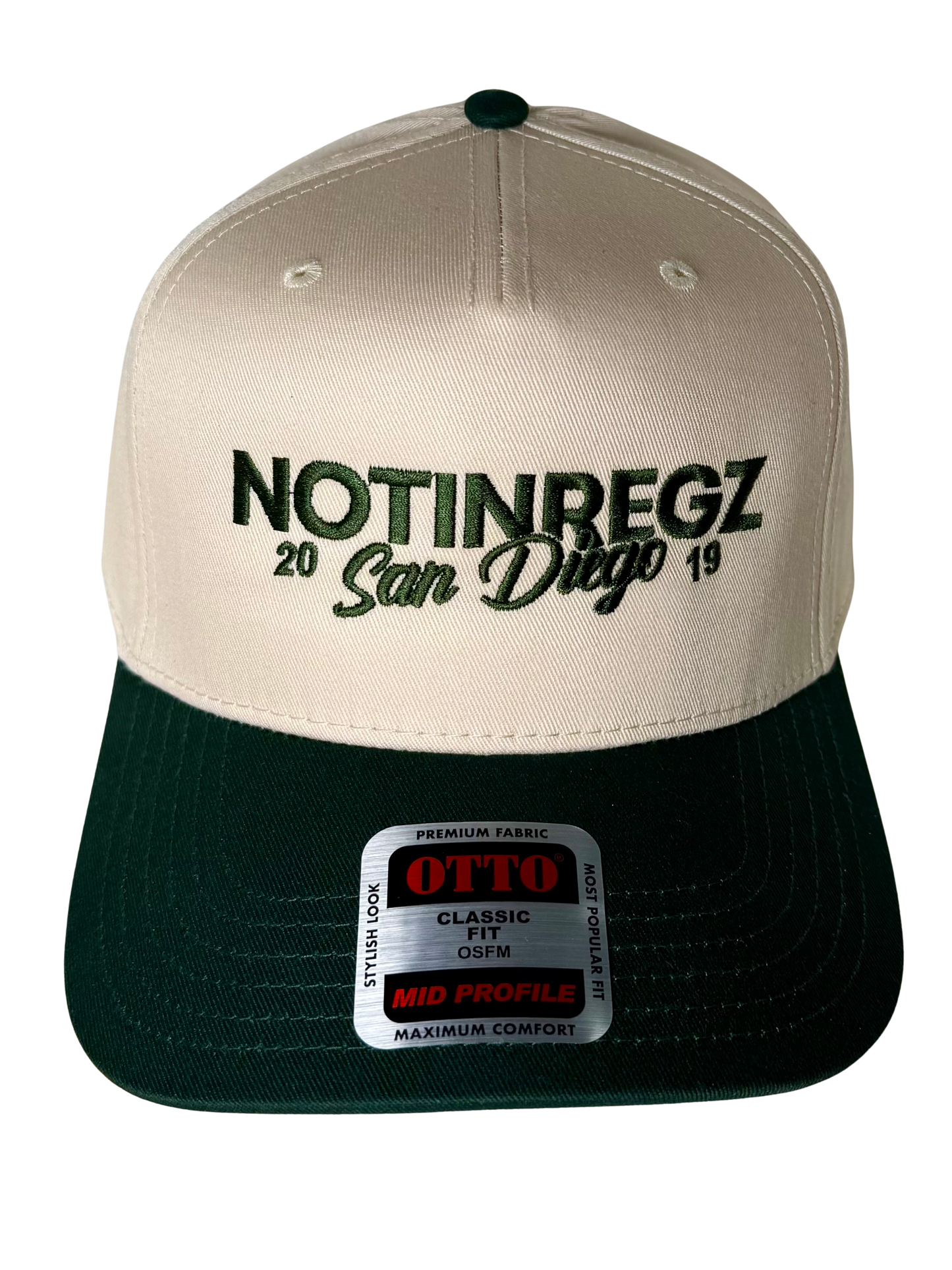 Notinregz Hat- Green/Tan