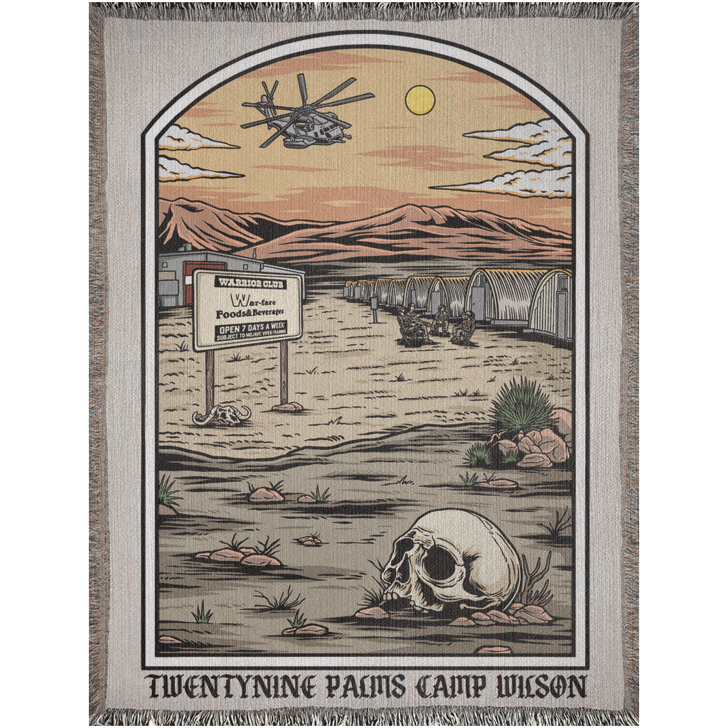 Twentynine Palms Camp Wilson Woven Blanket