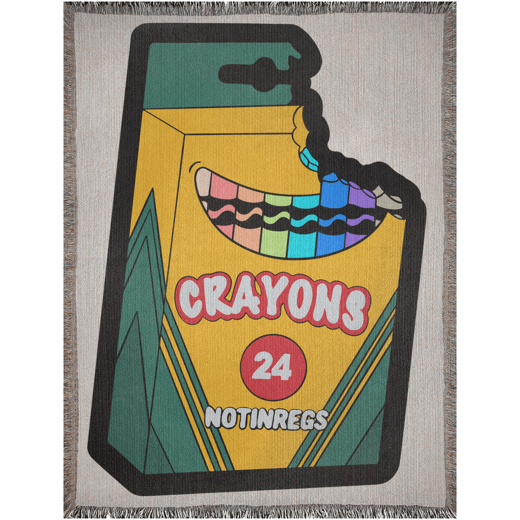 Crayon Pack Woven Blanket