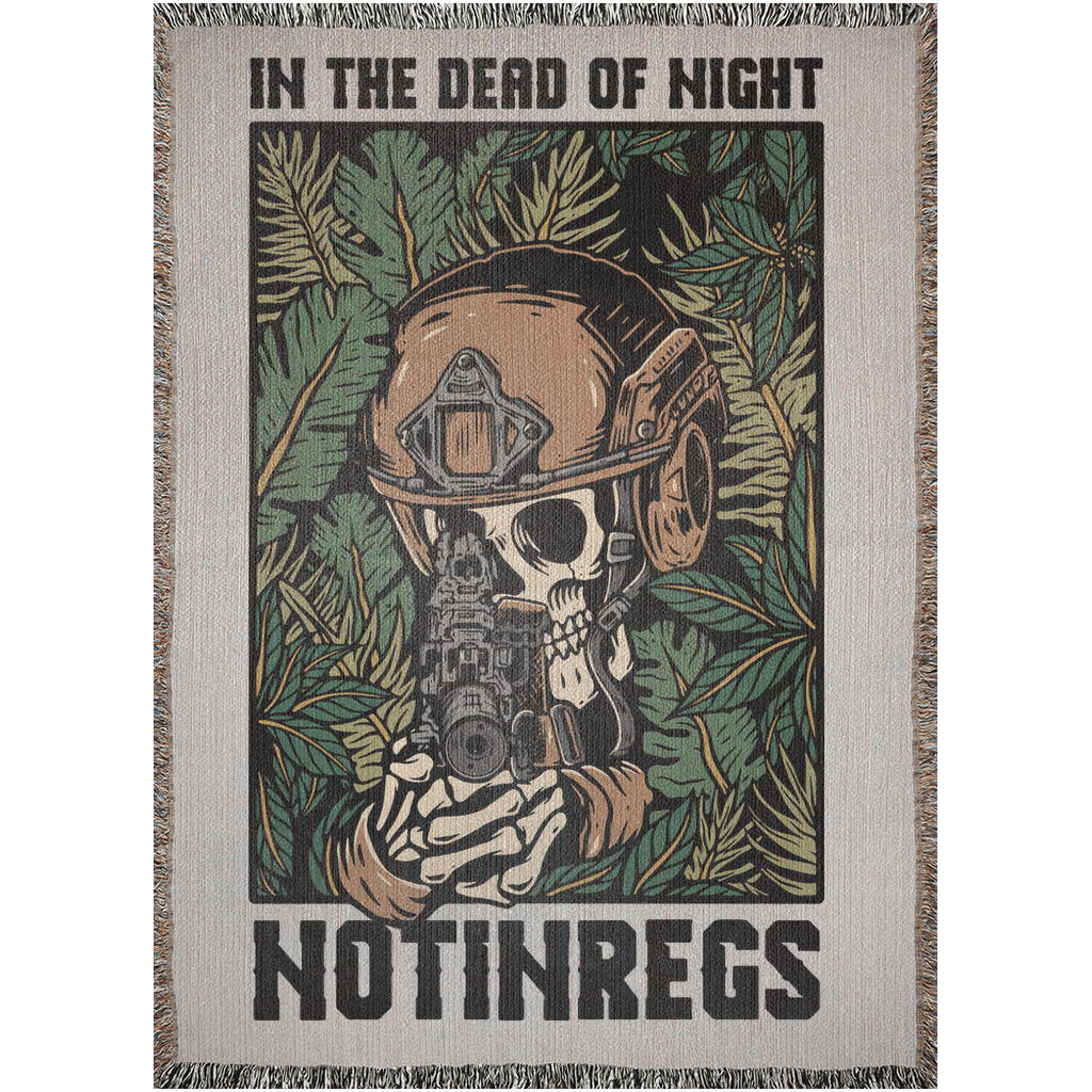 In The Dead Of Night Woven Blanket
