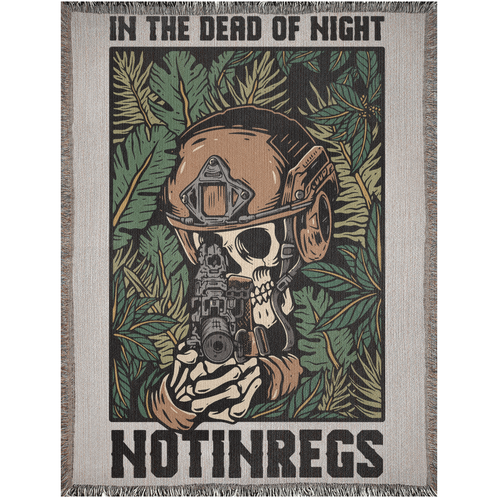 In The Dead Of Night Woven Blanket
