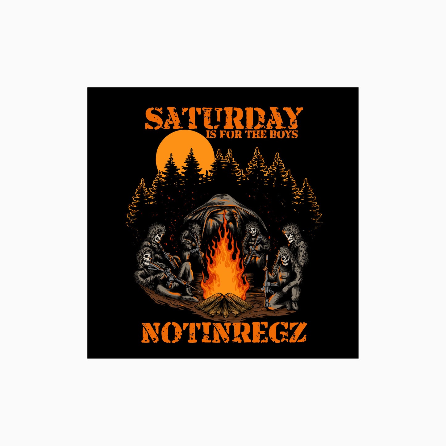 Saturday Is For The Boys Sticker
