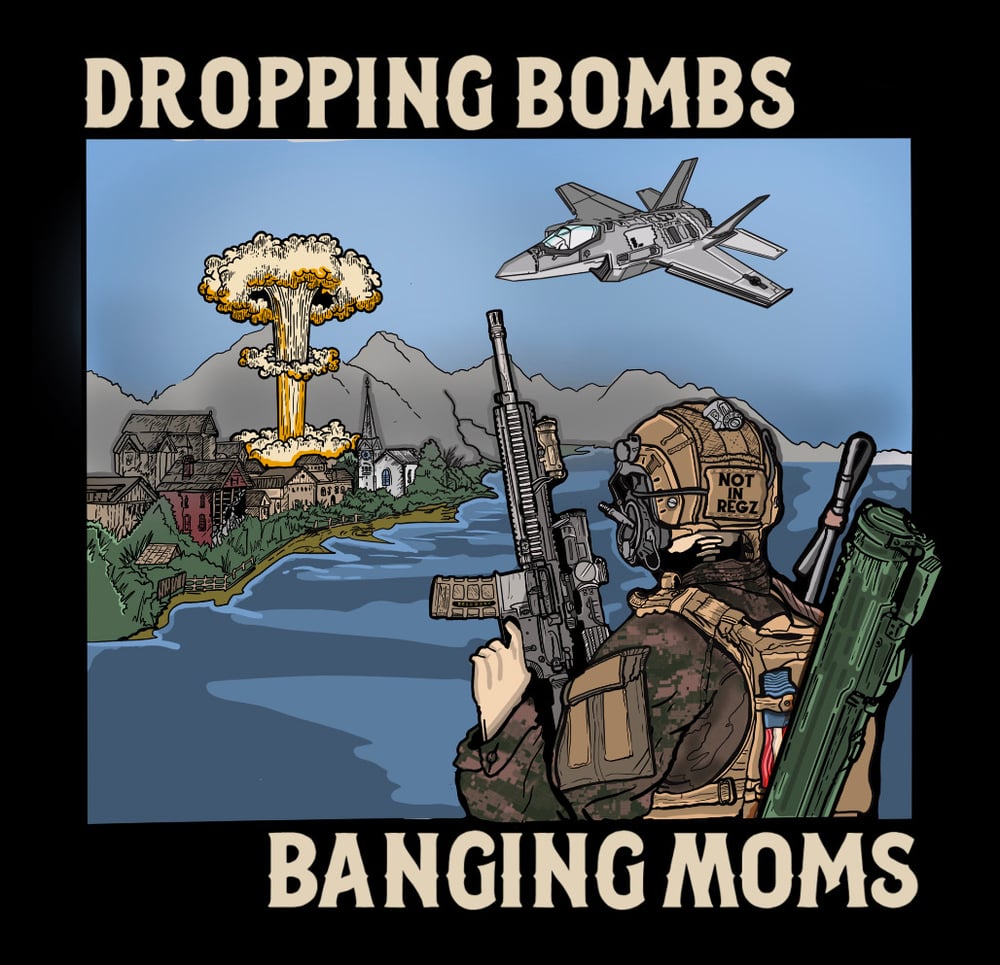 Dropping Bombs Sticker