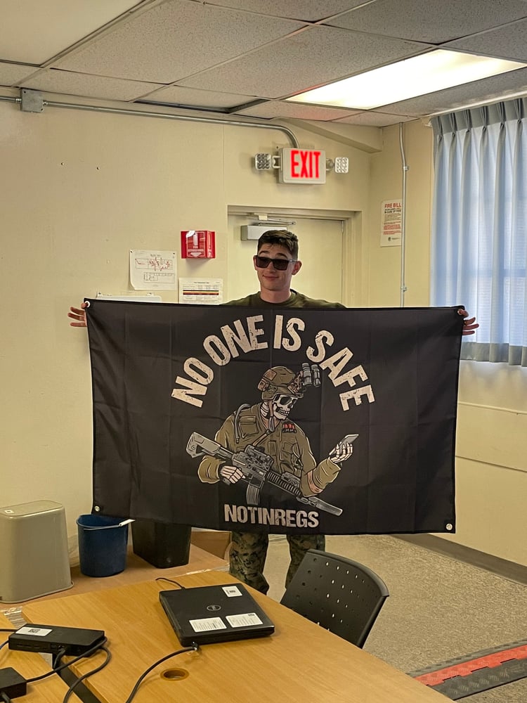 No One Is Safe Flag