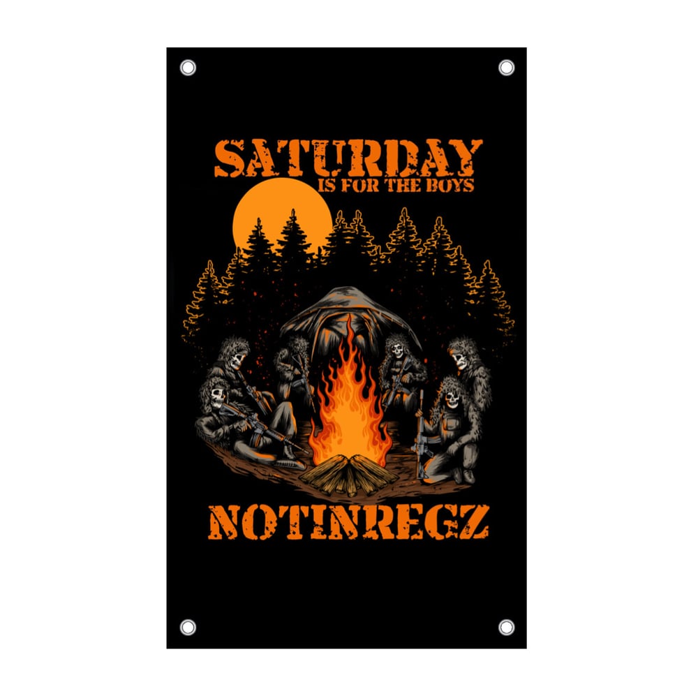 Saturday Is For The Boys Flag