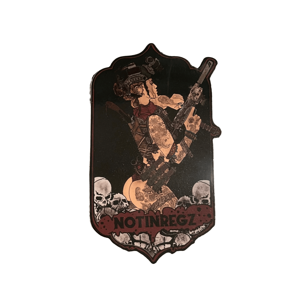 Uzi Girl Sticker
