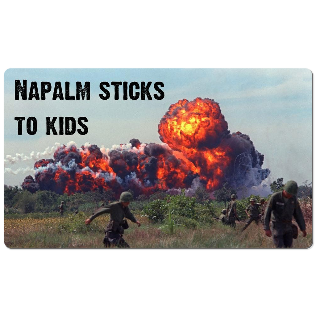 Napalm Sticks To Kids Desk Mat