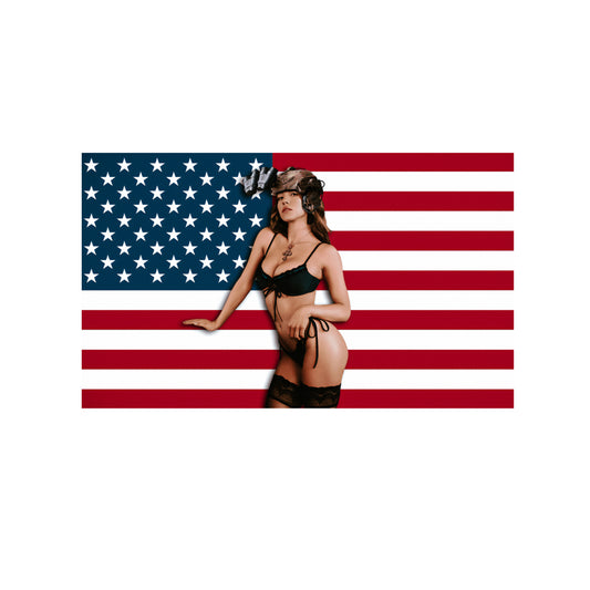 SYDNEY SWEENEY AMERICAN STICKER