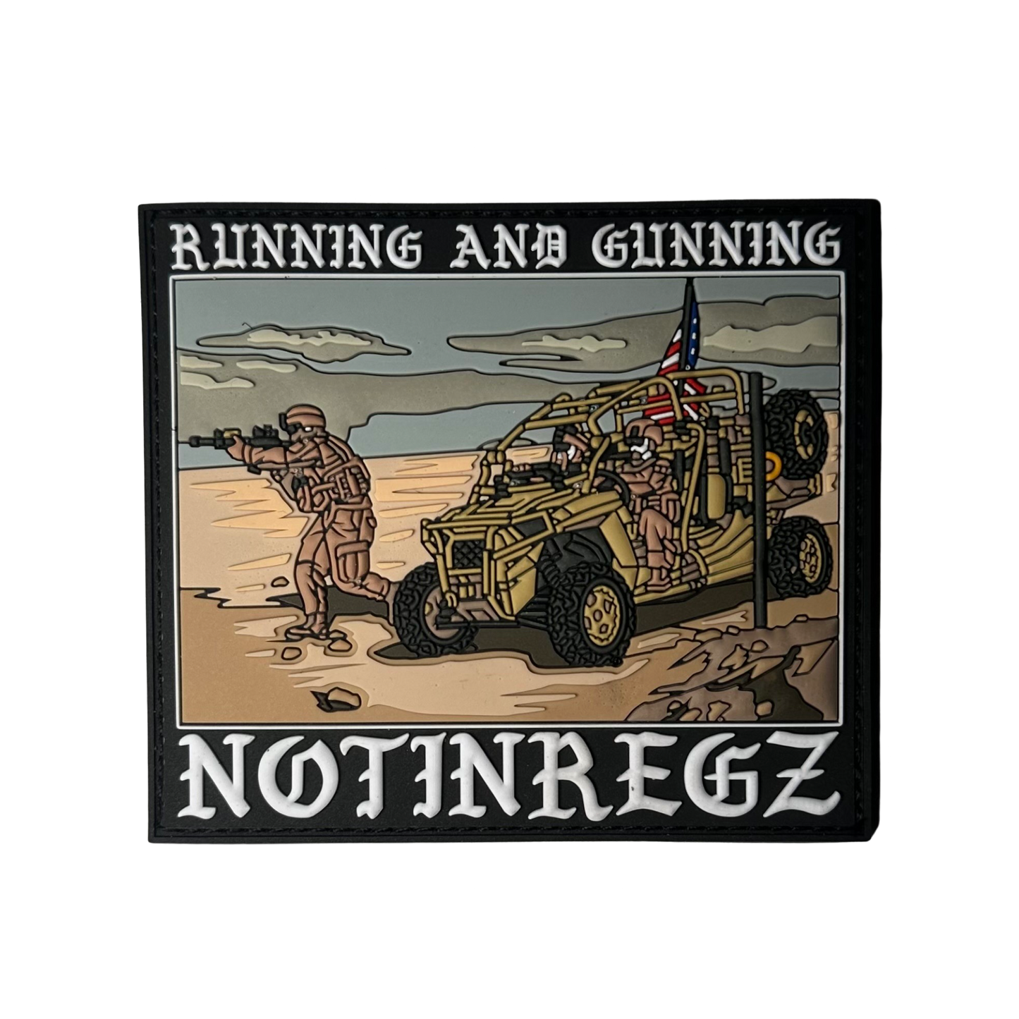 Running And Gunning Patch