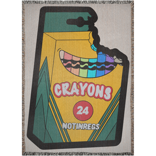 Crayon Pack Woven Blanket