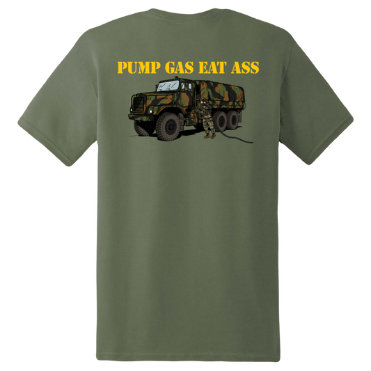 PUMP GAS EAT ASS SKIVVY SHIRT