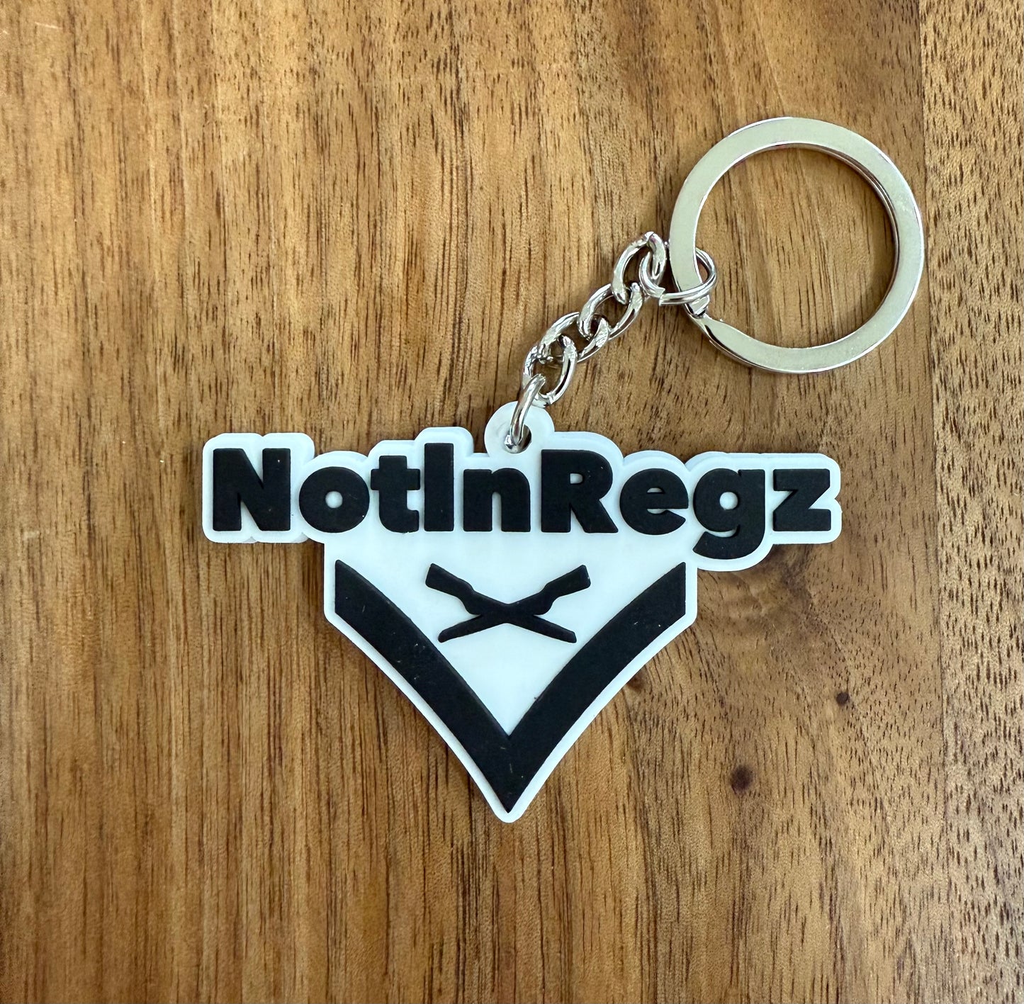 Notinregz Logo Keychain