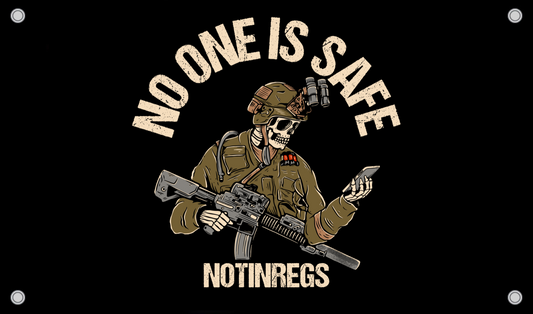 No One Is Safe Flag