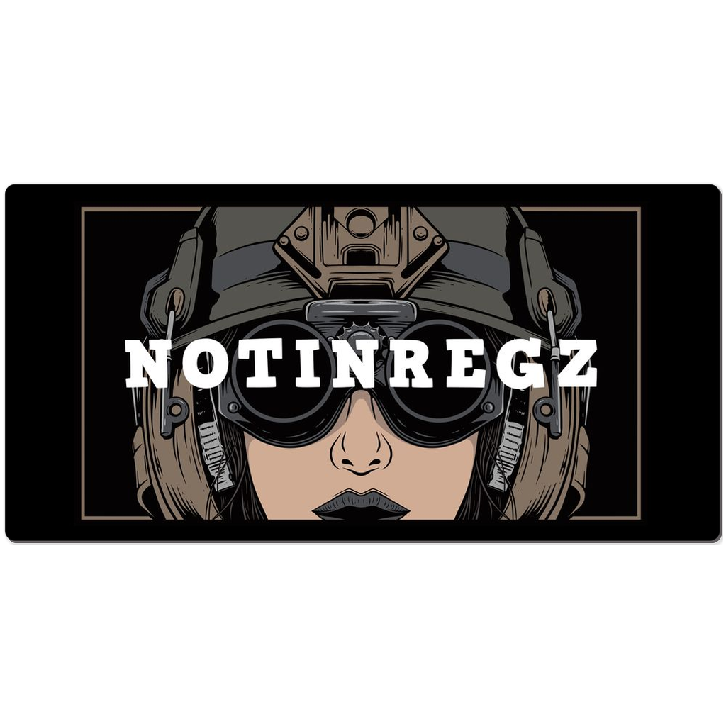 Notinregs Girls box logo Desk Mat