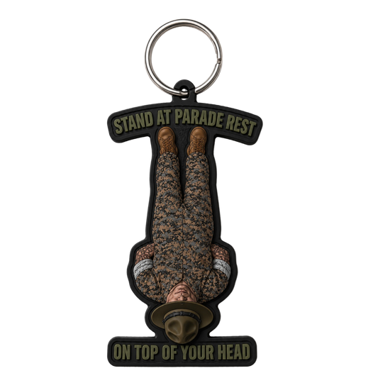 STAND ON TOP OF YOUR HEAD KEYCHAIN