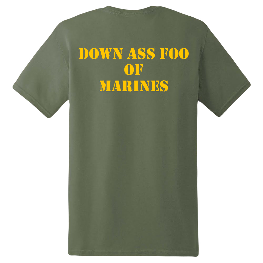 Down Ass Foo Of Marines Shirt