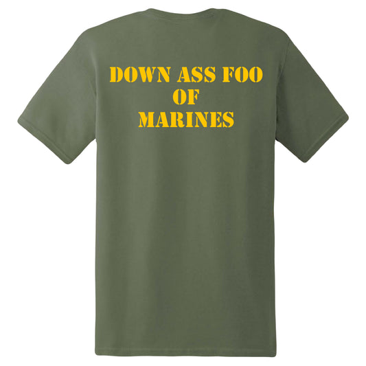 Down Ass Foo Of Marines Shirt