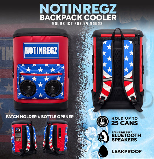 Backpack Cooler With Bluetooth Speakers