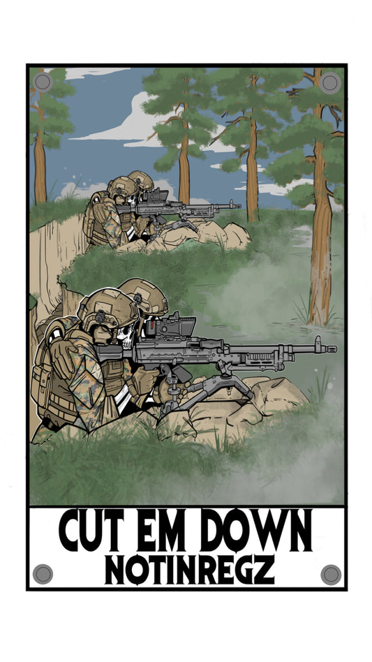 CUT EM DOWN FLAG