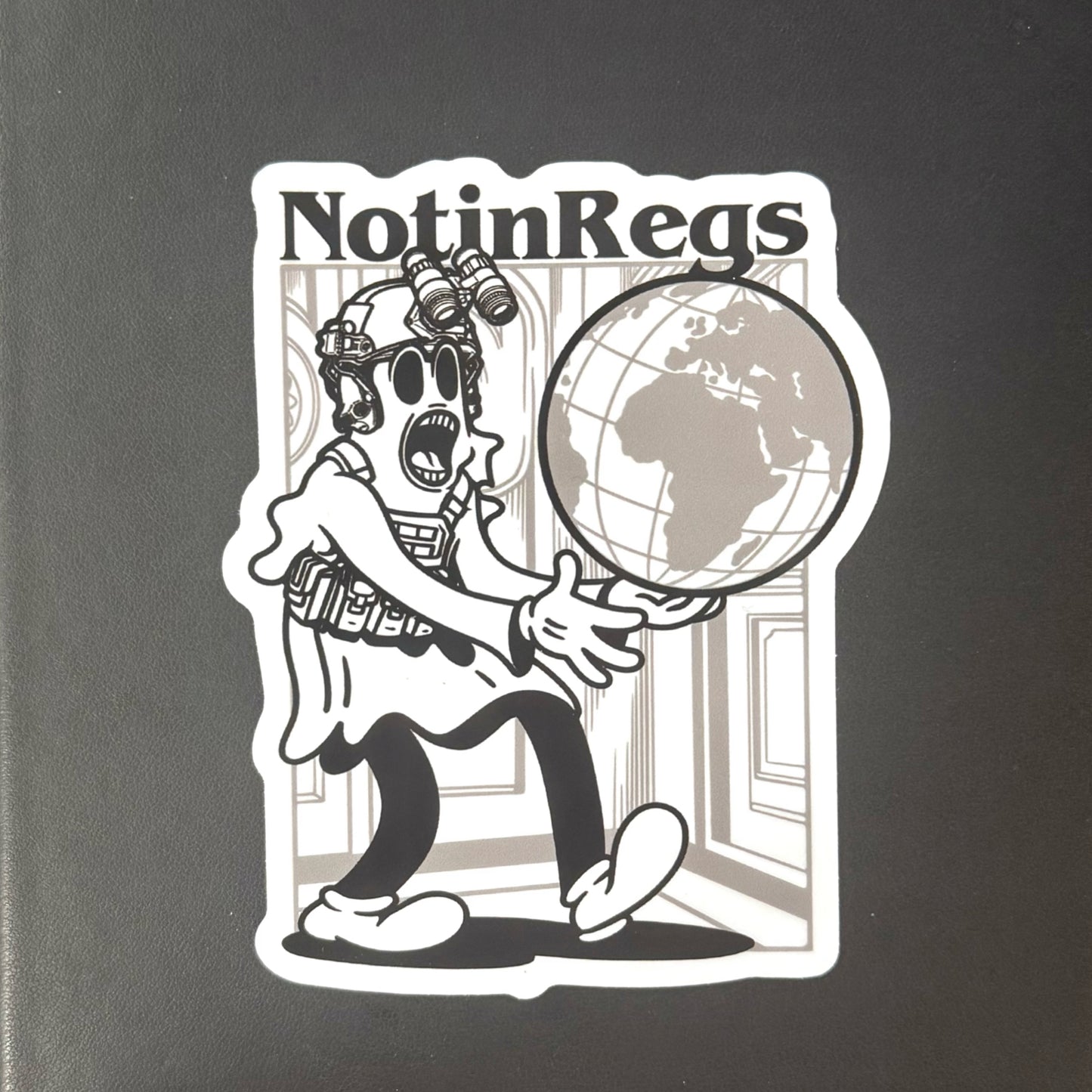 Global invasion Sticker