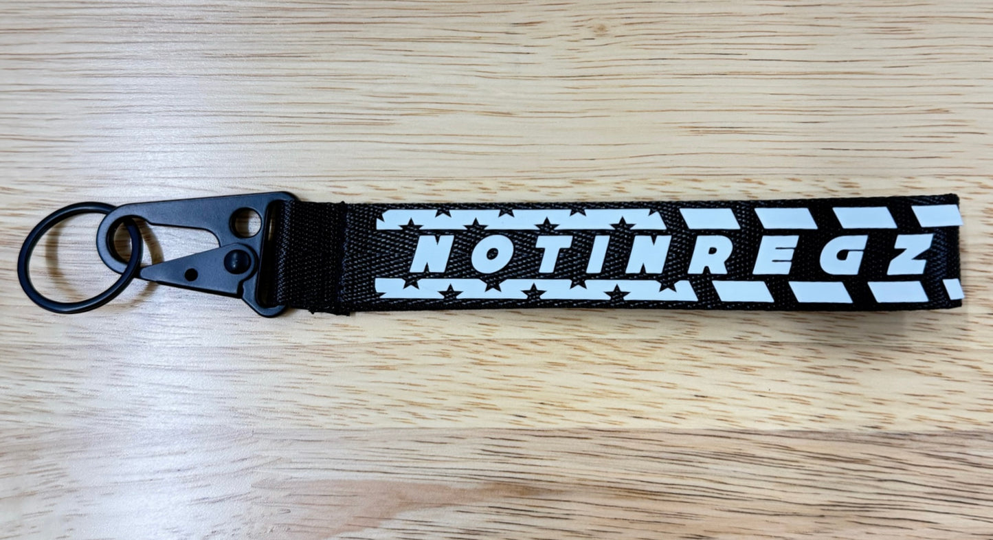 American Flag Keychain Wristlet