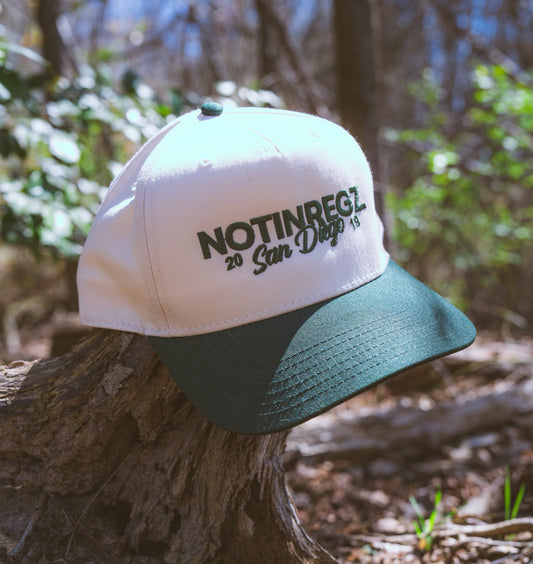 Notinregz Hat- Green/Tan