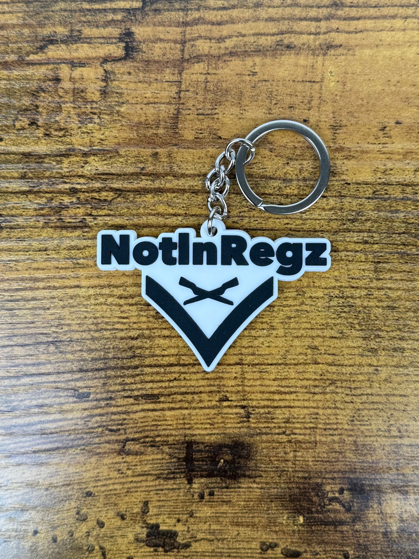 Notinregz Logo Keychain