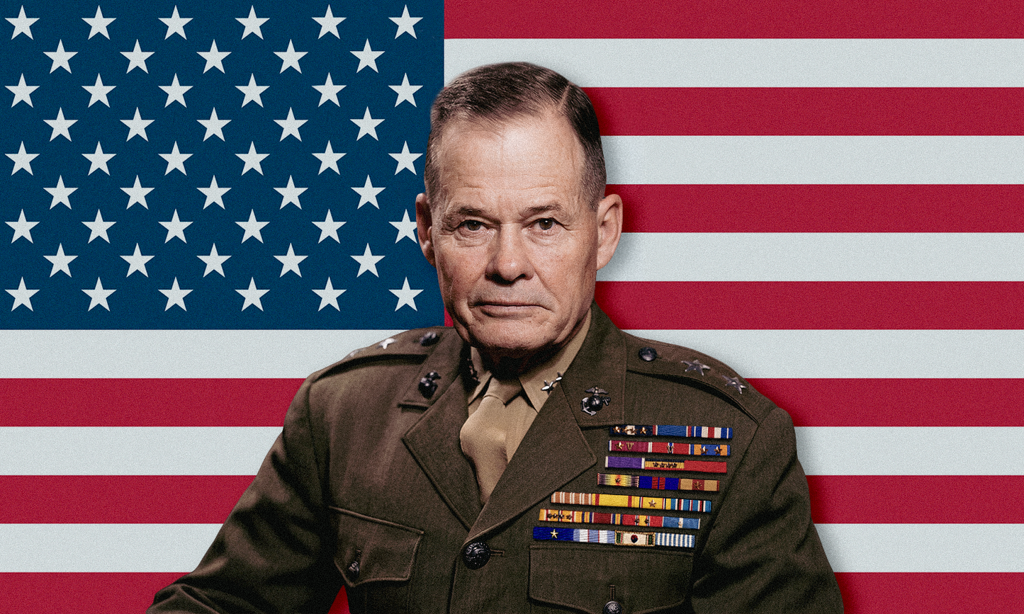 Chesty Puller American Flag