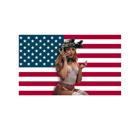 SABRINA CARPENTER AMERICAN STICKER