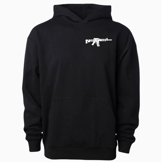 NotInRegz Gun Embroidery Sweatshirt- Black