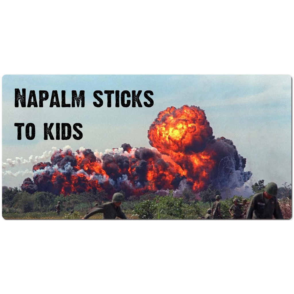 Napalm Sticks To Kids Desk Mat